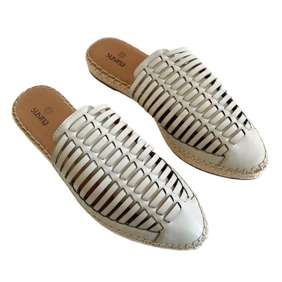 Susina Elora Espadrilles Slip On Mules Flats Sandals Women's Size 8.5 - Picture 1 of 6